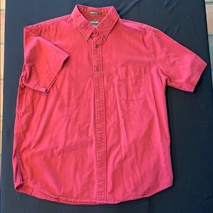 Red St John’S Bay short sleeve shirt L